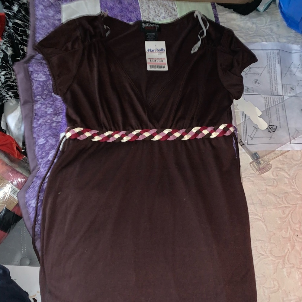 Longer brown top